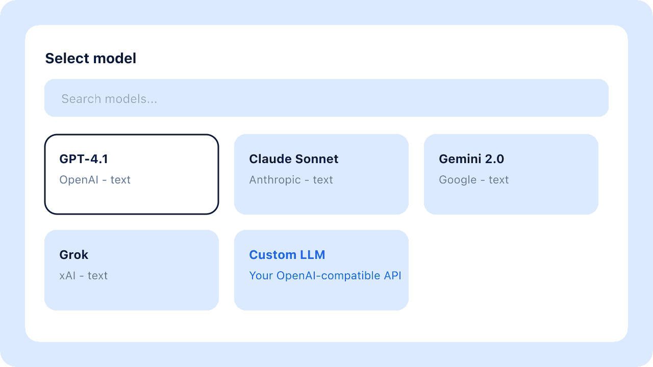Themeatos Hub Themeatos AI settings with Credits and Allowed models